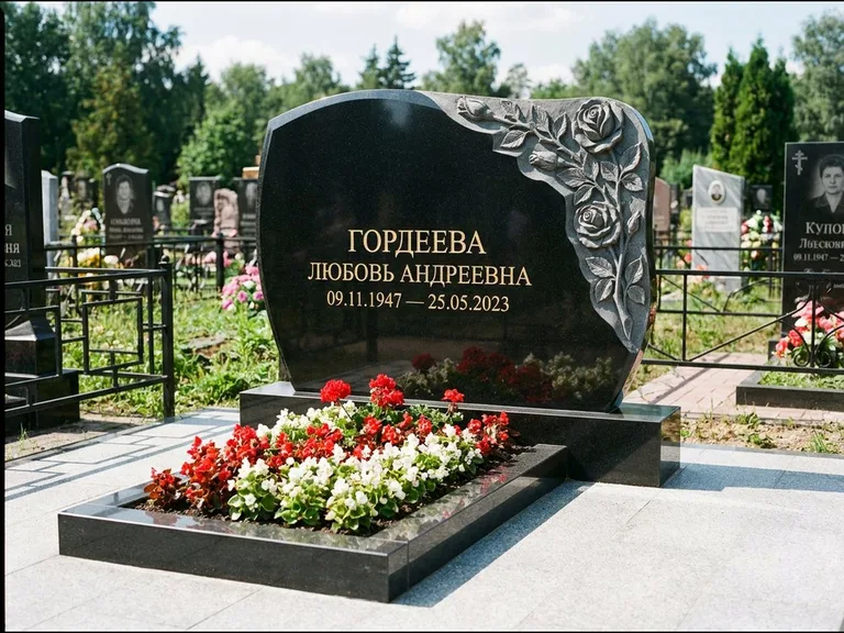 Памятник с барельефом — выполненная работа 16 в Ханты-Мансийске