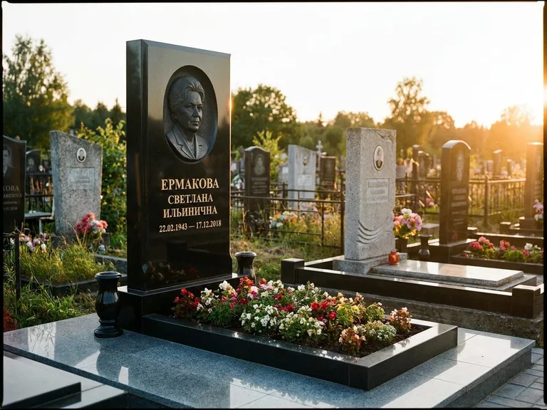 Памятник с барельефом — выполненная работа 18 в Ханты-Мансийске