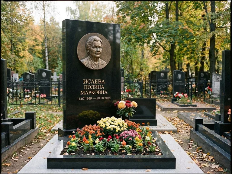 Памятник с барельефом — выполненная работа 20 в Ханты-Мансийске