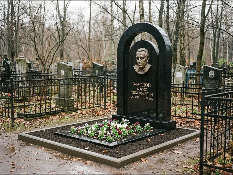 Памятник с барельефом — выполненная работа 23 в Ханты-Мансийске