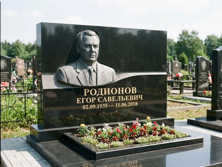 Памятник с барельефом — выполненная работа 27 в Ханты-Мансийске