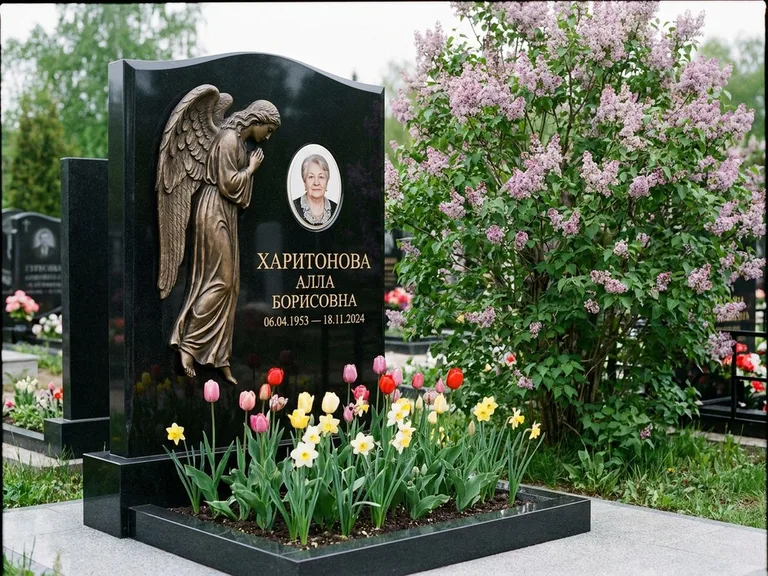 Памятник с барельефом — выполненная работа 32 в Ханты-Мансийске