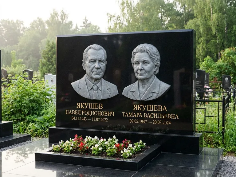 Памятник с барельефом — выполненная работа 36 в Ханты-Мансийске