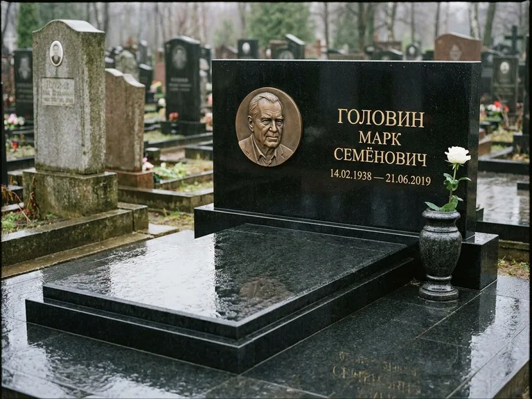 Памятник с барельефом — выполненная работа 40 в Ханты-Мансийске
