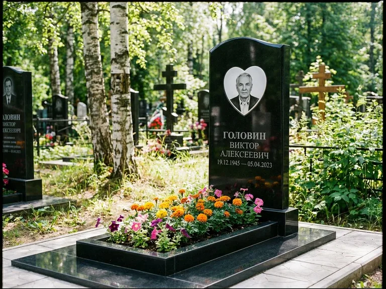 Овальный цветной портрет на керамике в Ханты-Мансийске