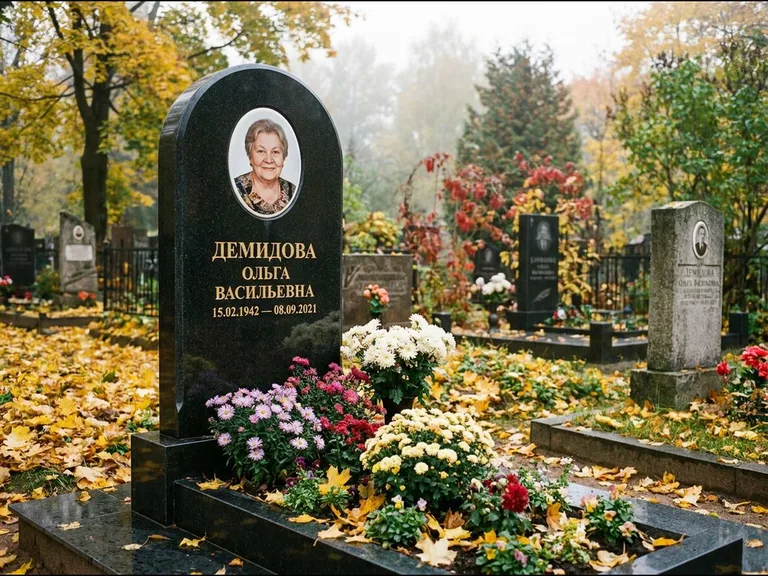 Керамический овал на стеле в Ханты-Мансийске