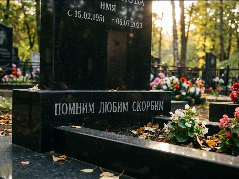Эпитафия — гравировка с выездом на кладбище в Ханты-Мансийске