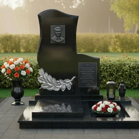 Гранитный или металлический памятник для мемориала - ПН148
