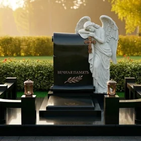 Элитный Гранитный или мраморный памятник - ПН393