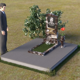 Памятник вертикальный из гранита - ПВ103