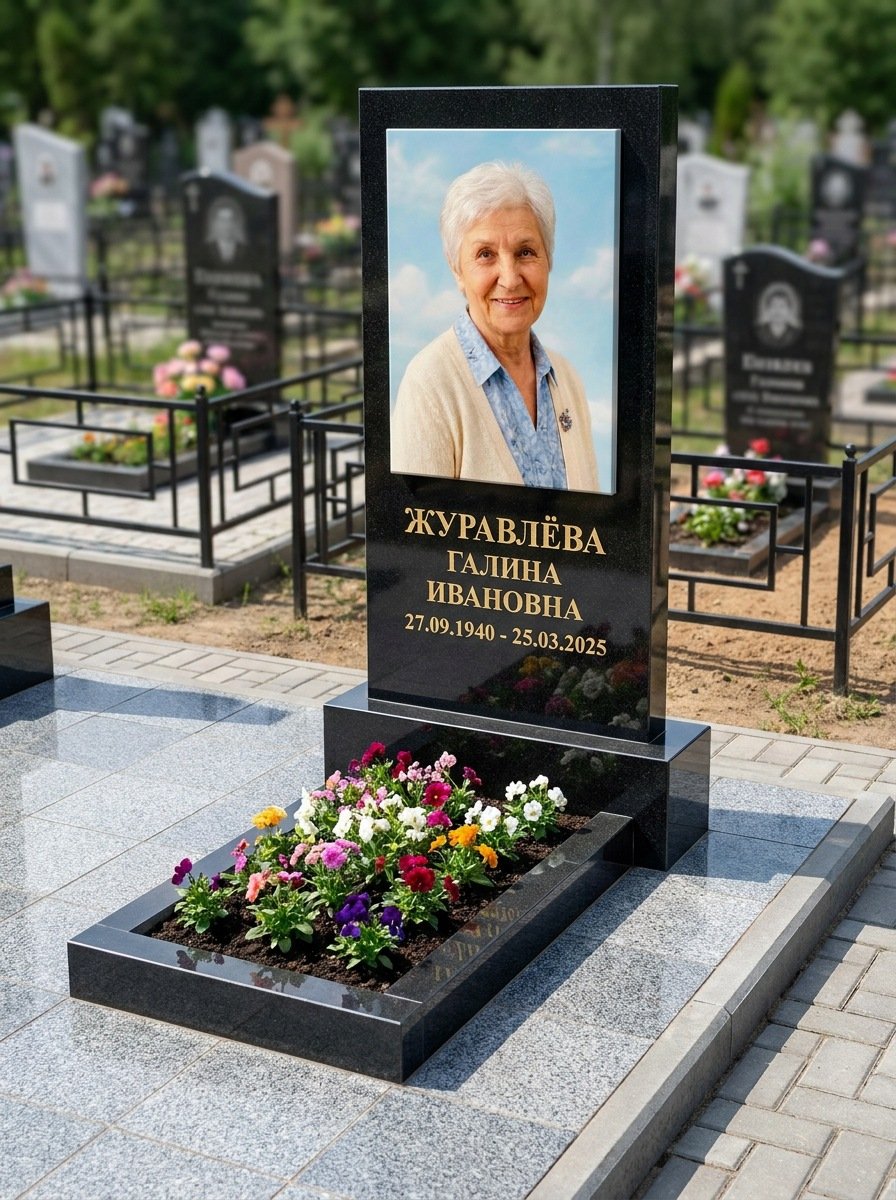 Портрет на памятнике в Ханты-Мансийске — Портрет в полный рост — керамогранит 400×600 мм