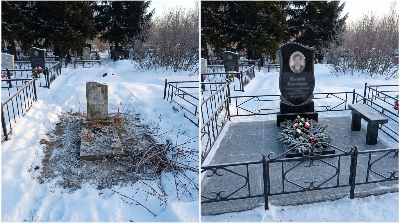 Памятник под ключ в Ханты-Мансийске — пример 2