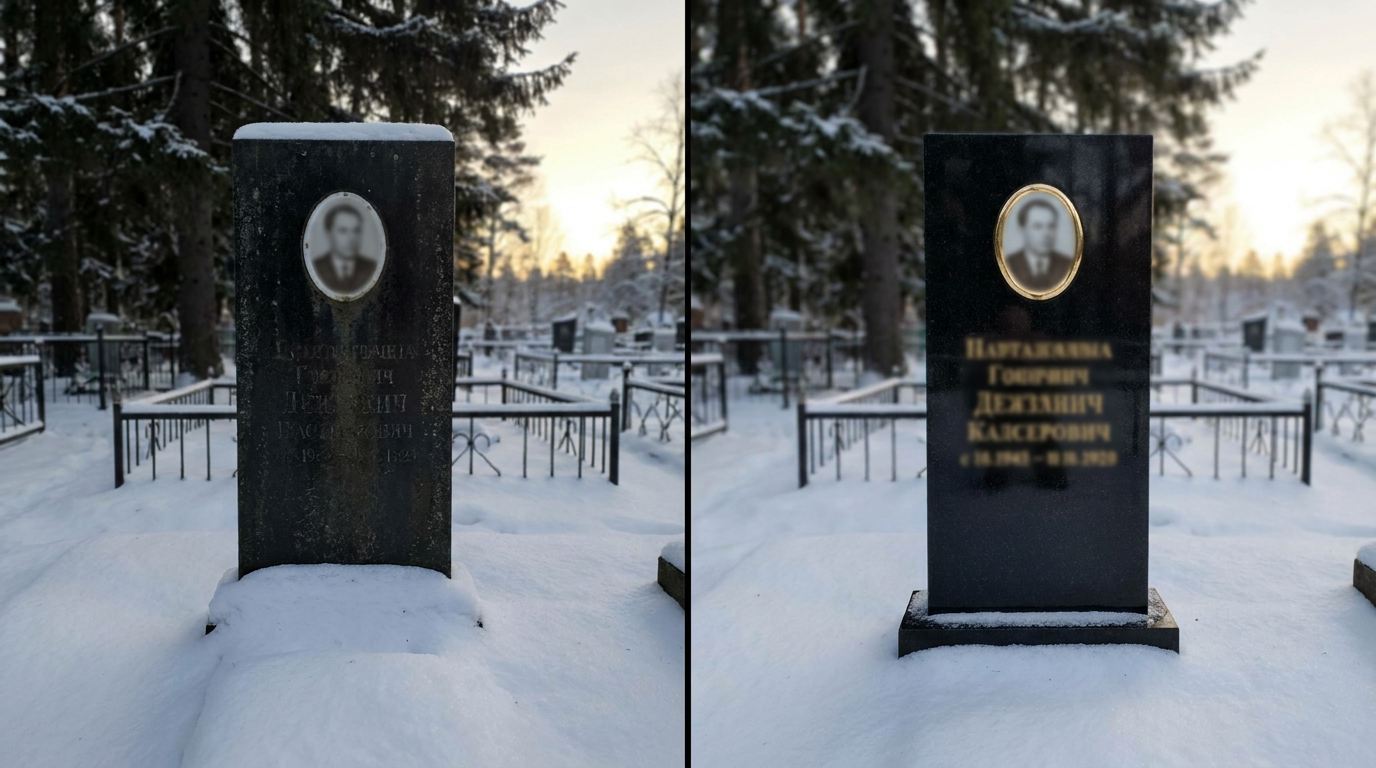 Реставрация памятника в Ханты-Мансийске — пример 2