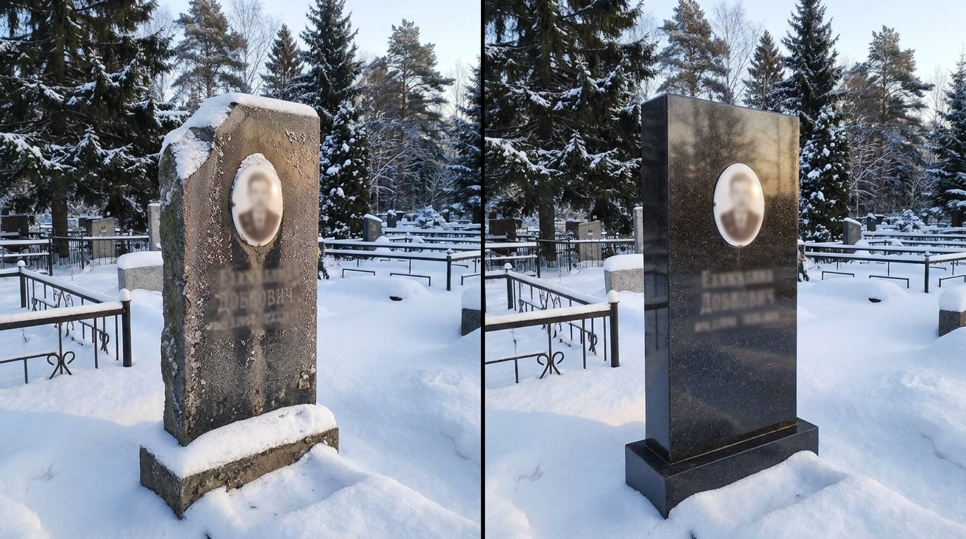 Реставрация памятника в Ханты-Мансийске — пример 3