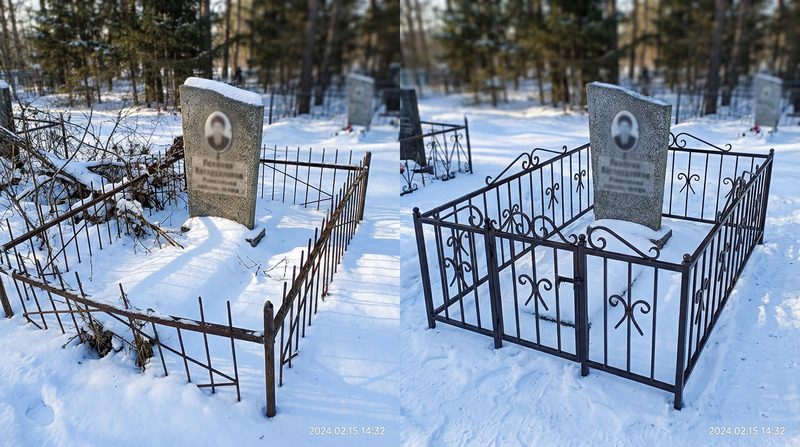 Установка ограды в Ханты-Мансийске — пример 2